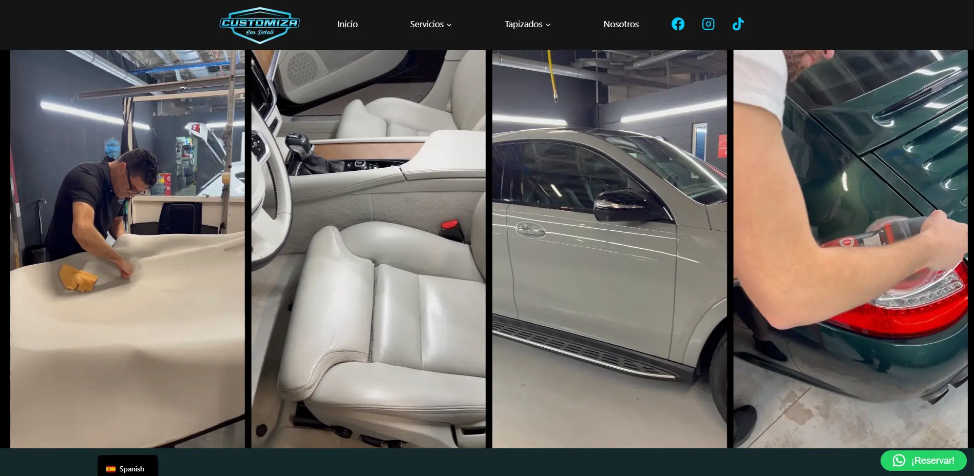 Ejemplo de creación páginas web Málaga - Proyecto 1