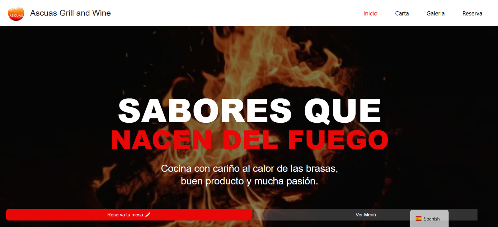 Monitorización 24/7 y mantenimiento web para Ascuas Grill